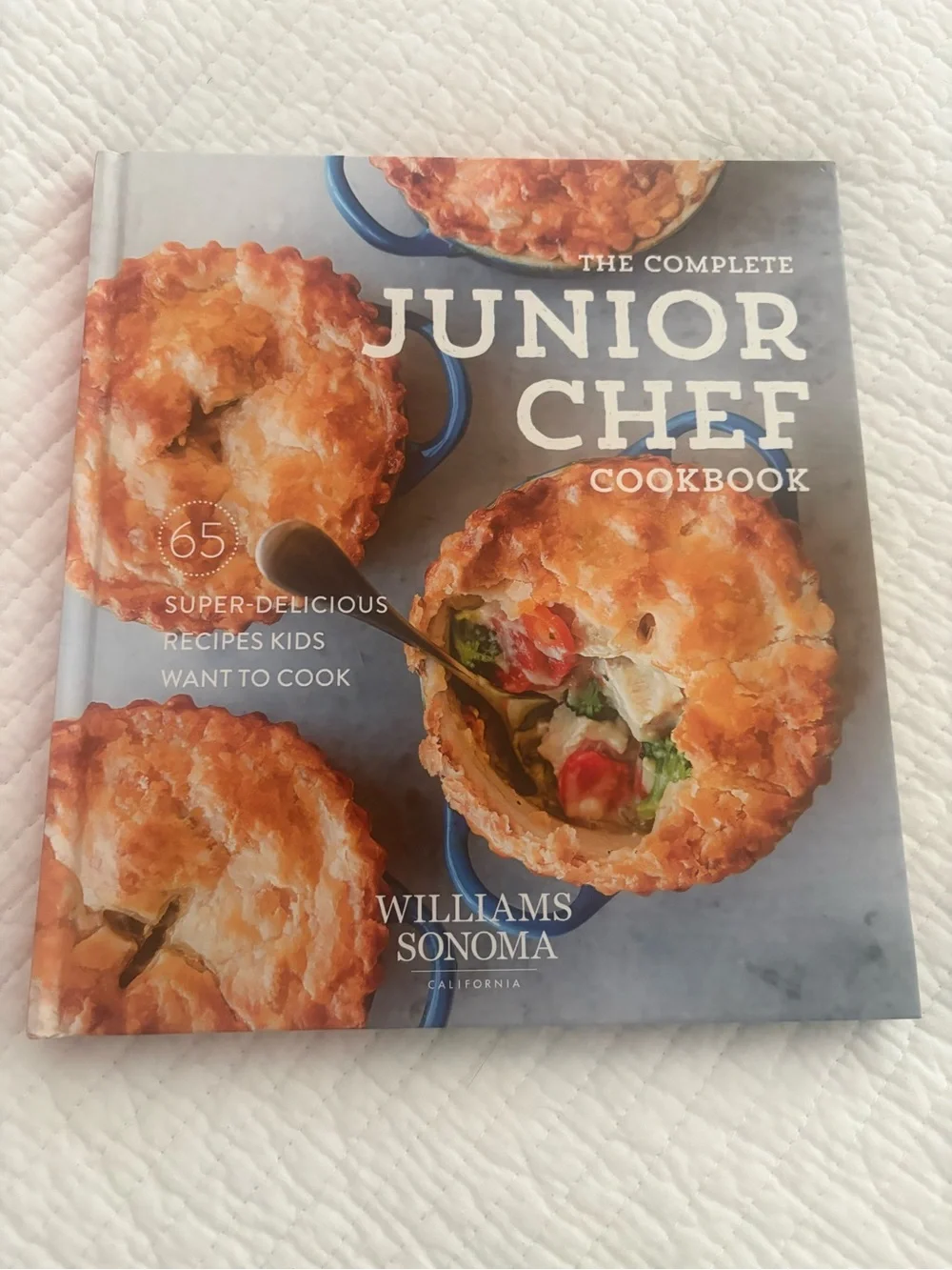 Williams Sonoma Junior Chef Cookbook - Blue & Brown Cover
